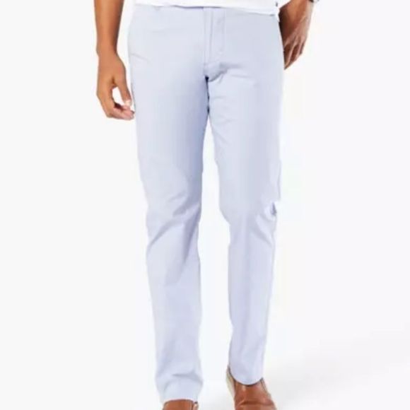 GapKhakis Light Blue Lived in Slim Khaki - Picture 1 of 5